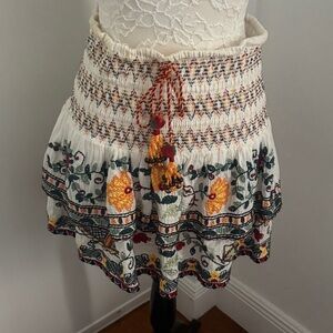 Zara Embroidered Skirt